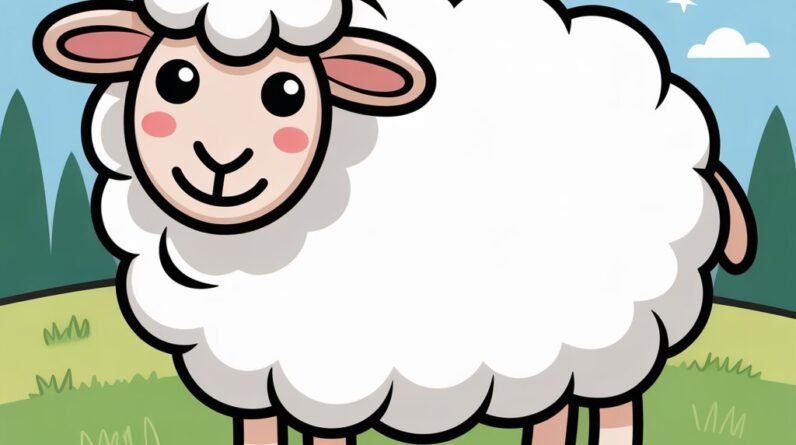 please generate an image of sheep for be I483IsArQiy0wP5Dc2iwsw bzMjYDMQUGBZVmTBQWv4g 1