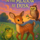 The Deer in the Meadow at Dusk